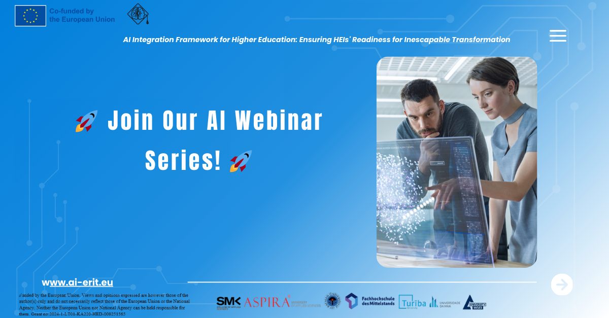 AI-ERIT Webinar Series for HEIs Community